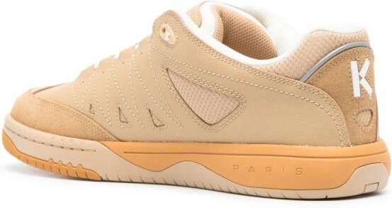 Kenzo -PXT leather sneakers Neutrals
