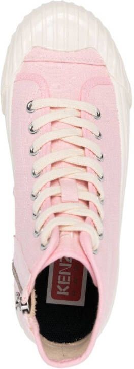 Kenzo school high-top sneakers Pink