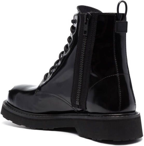 Kenzo smile ankle boots Black