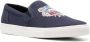 Kenzo Tiger-embroidered low-top sneakers Blue - Thumbnail 2