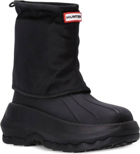 Kenzo x Hunter logo-patch boots Black