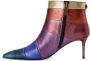 KG Kurt Geiger Belgravia 65mm metallic-finish ankle boots Blue - Thumbnail 4