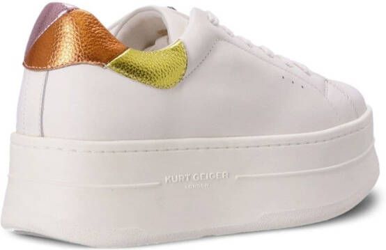 KG Kurt Geiger Laney Eagle leather sneakers White