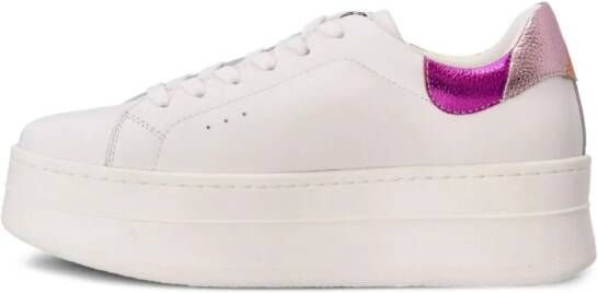 KG Kurt Geiger Laney Eagle leather sneakers White