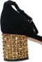 Kurt Geiger London Mayfair Court crystal-embellished sandals Black - Thumbnail 4