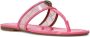KG Kurt Geiger thong-strap patent-leather sandals Pink - Thumbnail 2