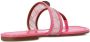 KG Kurt Geiger thong-strap patent-leather sandals Pink - Thumbnail 3