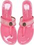 KG Kurt Geiger thong-strap patent-leather sandals Pink - Thumbnail 4