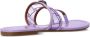 KG Kurt Geiger thong-strap patent-leather sandals Purple - Thumbnail 3