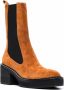 KHAITE Calgary suede-leather boots Neutrals - Thumbnail 2