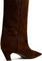 KHAITE Dallas knee-high leather boots Brown - Thumbnail 4