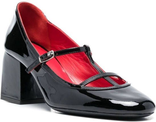 KHAITE patent leather 65mm pumps Black