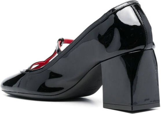 KHAITE patent leather 65mm pumps Black