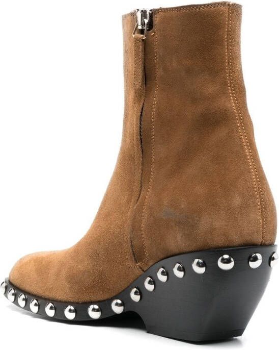 KHAITE Hooper 60mm ankle boots Neutrals