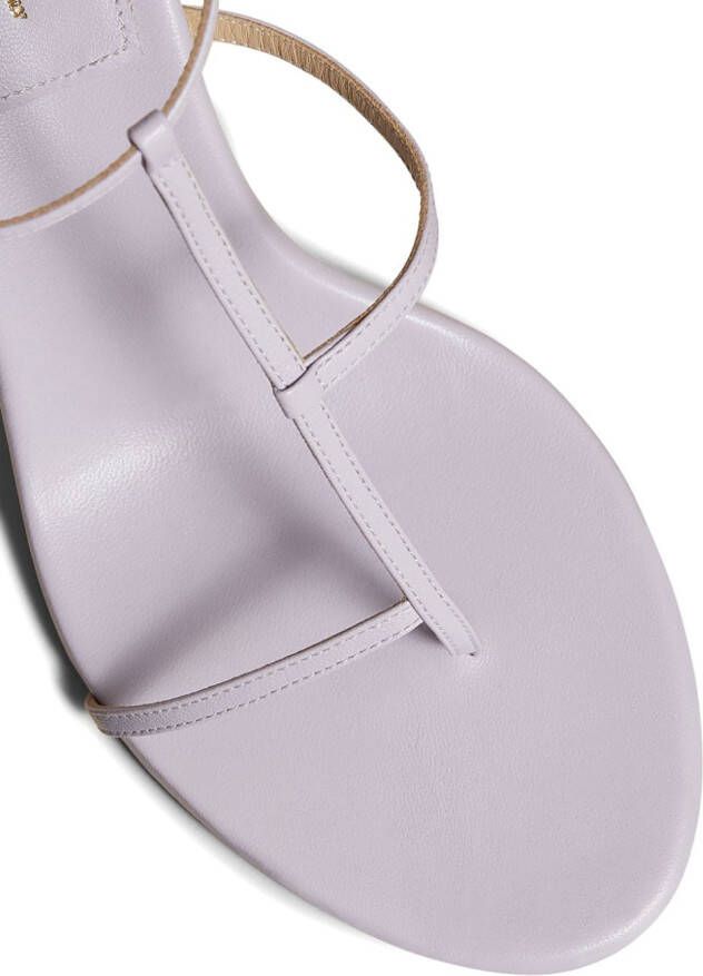 KHAITE Jones 75mm heeled sandals Purple