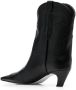 KHAITE The Dallas 45mm leather ankle boots Black - Thumbnail 3