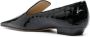 KHAITE Marfa crocodile-effect leather loafers Black - Thumbnail 3