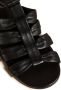 KHAITE Perth flat leather sandals Black - Thumbnail 3