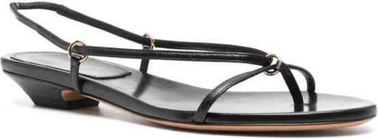 KHAITE The Marion 25mm sandals Black