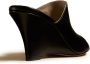 KHAITE The Marion 75mm leather sandals Black - Thumbnail 3
