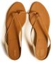 KHAITE The Marion flat leather sandals Brown - Thumbnail 3