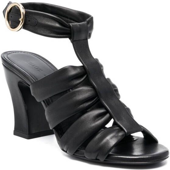KHAITE The Perth 85mm sandals Black