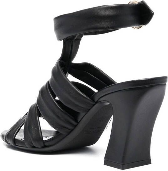 KHAITE The Perth 85mm sandals Black