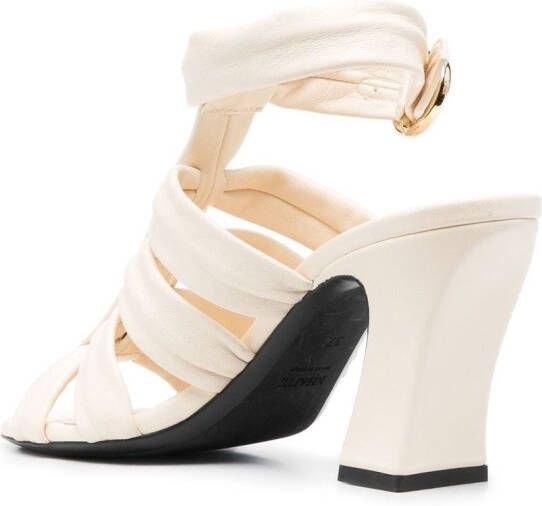KHAITE The Perth 85mm sandals White