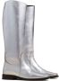 KHAITE The Wooster Riding boots Silver - Thumbnail 2