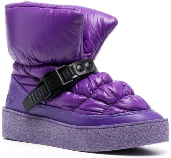 Khrisjoy ankle padded-design ski boots Purple