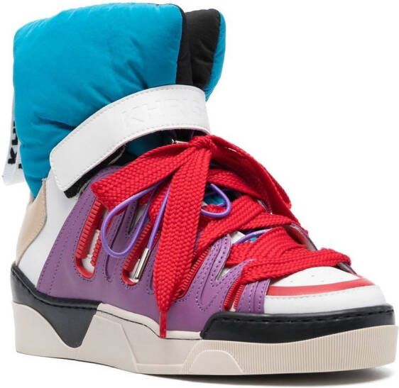 Khrisjoy Puff quilted high-top sneakers Blue