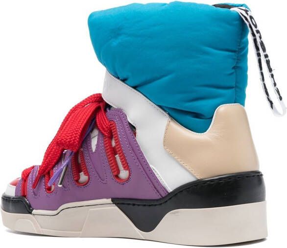 Khrisjoy Puff quilted high-top sneakers Blue