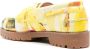 KidSuper graphic-print leather boat shoes Yellow - Thumbnail 3