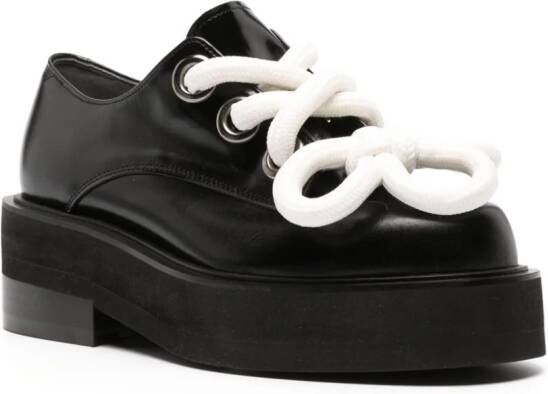 Kimhekim knot-detail chunky lace-up shoes Black