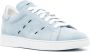 Kiton decorative-stitching suede sneakers Blue - Thumbnail 2