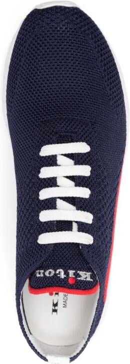 Kiton Fit knitted sneakers Blue
