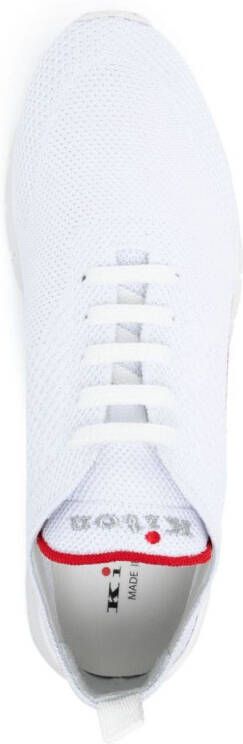 Kiton Fit knitted sneakers White