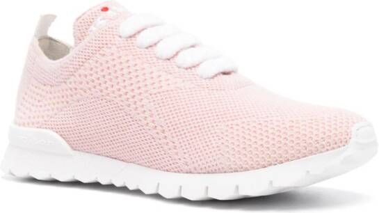 Kiton knitted cashmere sneakers Pink