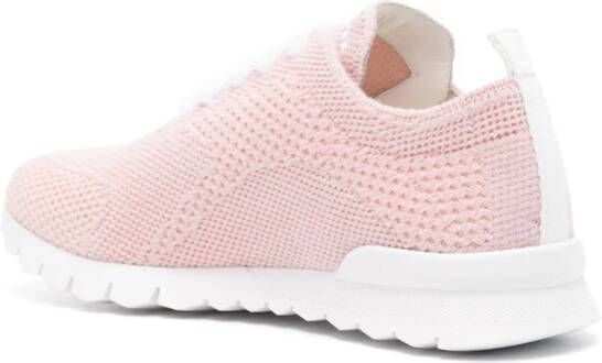 Kiton knitted cashmere sneakers Pink