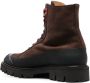 Kiton lace-up suede ankle boots Brown - Thumbnail 3