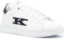 Kiton logo low-top sneakers White - Thumbnail 2