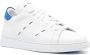 Kiton logo-print leather sneakers White - Thumbnail 2