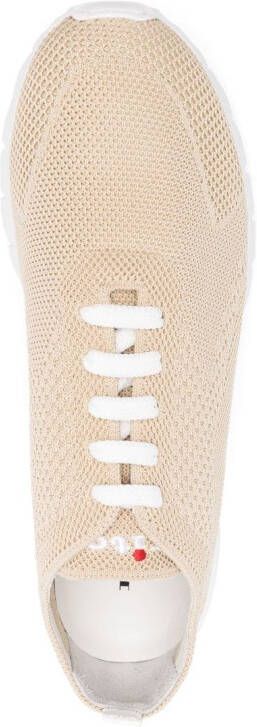 Kiton low-top knit sneakers Neutrals