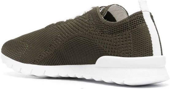 Kiton low-top mesh sneakers Green