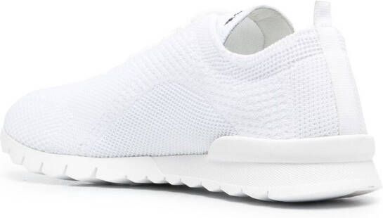 Kiton mesh low-top sneakers White