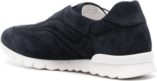 Kiton slip-on suede sneakers Blue