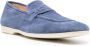 Kiton square-toe suede loafers Blue - Thumbnail 2