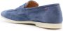 Kiton square-toe suede loafers Blue - Thumbnail 3