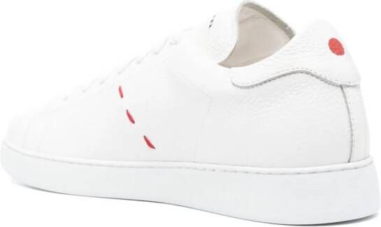 Kiton stitch-detailing sneakers White