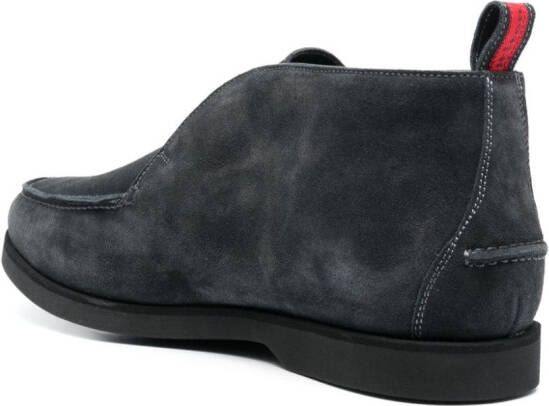 Kiton suede derby shoes Grey